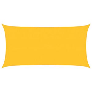 vidaXL Uždanga nuo saulės, geltonos spalvos, 2x4m, HDPE, 160g/m&sup2;