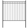 vidaXL Sodo tvora ASSEN, plienas, 1,7x0,8 m, juoda