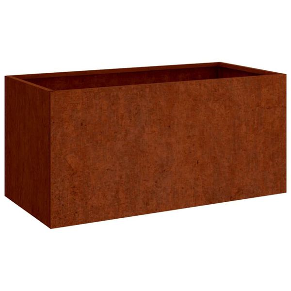 vidaXL Lovelis, 62x40x39cm, Corten plienas