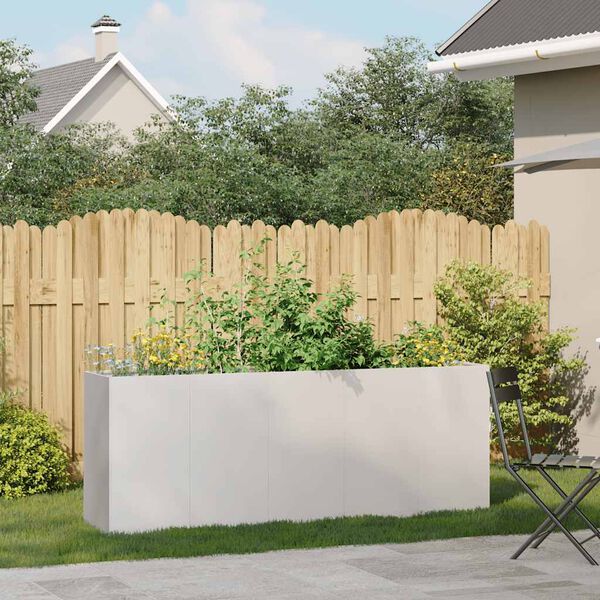 vidaXL Lovelis, 200x40x80cm, nerūdijantis plienas