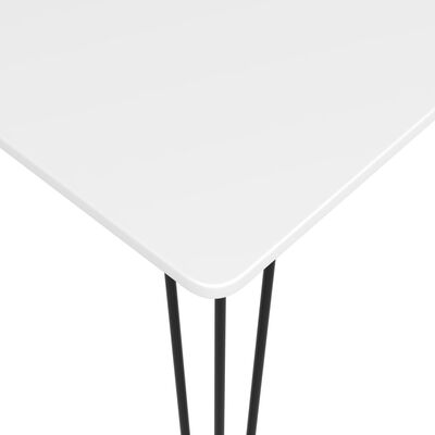 vidaXL Baro baldų komplektas, 3 dalių, baltos spalvos (248144+245390)