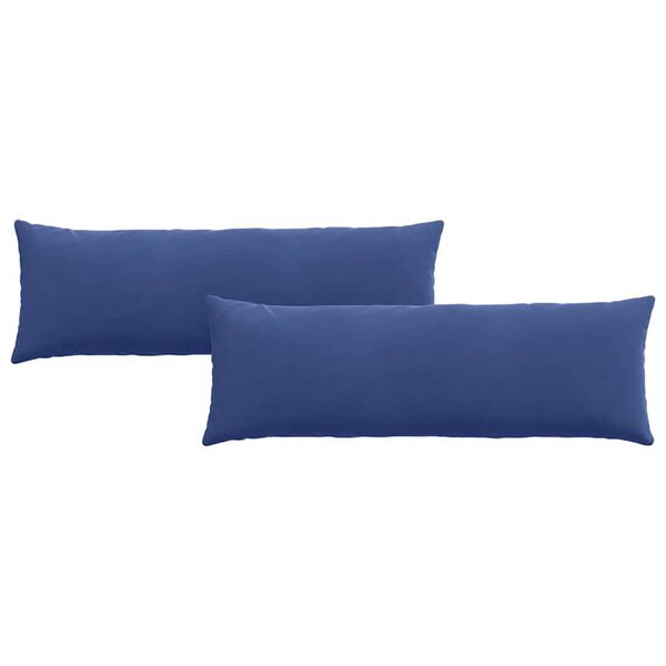 vidaXL Sofa Pagalvės 2 pcs Policijos mėlyna 120 x 40 cm