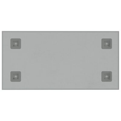 vidaXL Sieninė magnetinė lenta, balta, 40x20cm, grūdintas stiklas