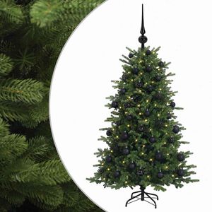 vidaXL Dirbtinė kalėdinė eglutė su rutuliuku 120 cm 150 LED