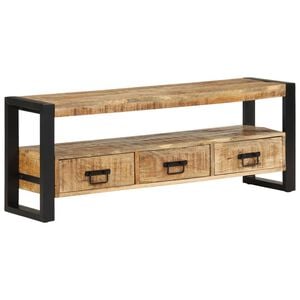 vidaXL Televizoriaus spintelė, 120x30x45cm, mango medienos masyvas