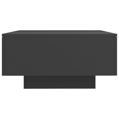 vidaXL Kavos staliukas, pilkos spalvos, 90x60x31cm, MDP
