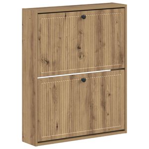 vidaXL Sieninis batų kabinetas EDE 71 x 17 x 86 cm Apdirbta mediena