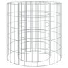 vidaXL Gabiono laužavietė, 50cm skersmens, galvanizuota geležis