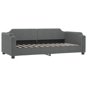 vidaXL Sofa, tamsiai pilkos spalvos, 80x200cm, audinys