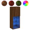 vidaXL TV spintelių komplektas 16.0 x 11.8 x 40.2 in Brown Oak