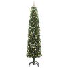 vidaXL Dirbtinė Kalėdų eglutė Žalia 240 cm PVC, plienas ir plastikas