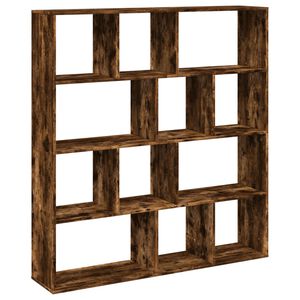 vidaXL Spintelė knygoms, dūminio ąžuolo, 132x29x141,5cm, mediena