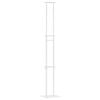 vidaXL Prekybos parodos stendai Balta 30 x 23,5 x 210 cm Plienas