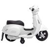 vidaXL Elektrinis žaislinis motoroleris Vespa GTS300, baltos spalvos