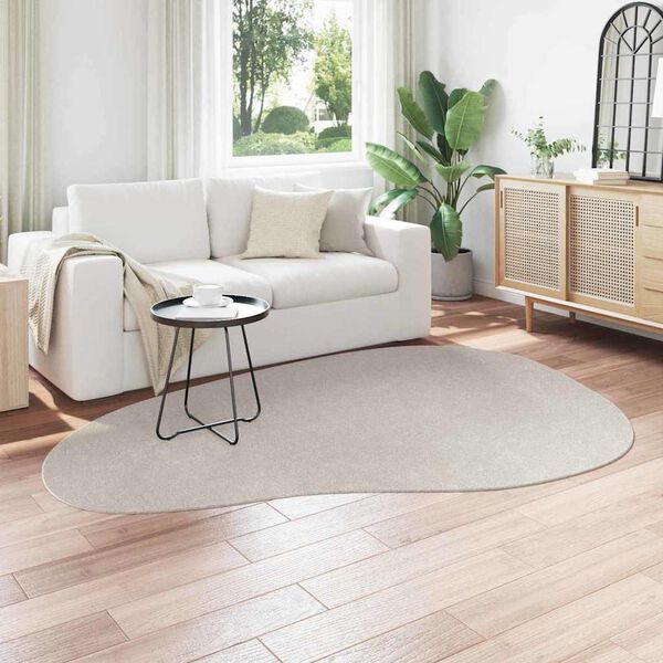 vidaXL Zoninės kiliminės dangos HUARTE Smėlio 160 x 230 cm Poliesteris