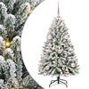 vidaXL Dirbtinė Kalėdų eglutė 120 cm 150 LED &Scaron;ilta balta
