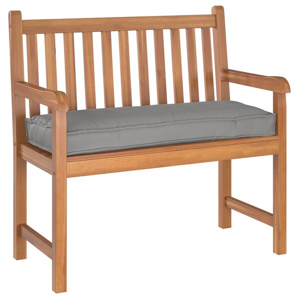 vidaXL Pagalvėlė Pilka 100 x 40 x 8 cm Oksfordo audinys