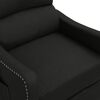 vidaXL Elektrinis atlo&scaron;iamas krėslas, juodos spalvos, audinys