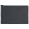 vidaXL Privatumo suteikianti pertvara, antracito, 300x90cm, PVC