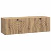 vidaXL Sieninė TV spintelė 98 x 31 x 30 cm Artisano ąžuolo
