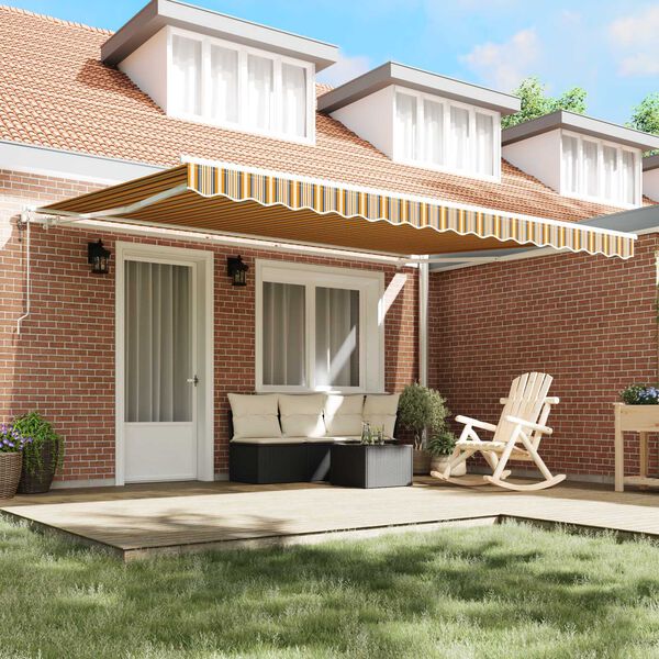 vidaXL Ištraukiama markizė Įvairiaspalvis 450 × 300 cm