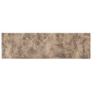 vidaXL Virtuvės kilimas Rudas betonas 150 x 45 cm 100% poliamidas