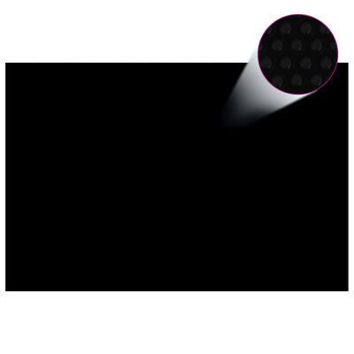 vidaXL Saulę sugerianti baseino plėvelė, juoda/mėlyna, 300x200cm, PE