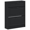 vidaXL Batu skrynia UTRECHT 78 x 24 x 100 cm Apdirbta mediena Juoda