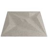 vidaXL Sienų plok&scaron;tės 12 pcs Star Beton 50 x 50 cm XPS Putplastis