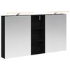 vidaXL Vonios spintos komplektas 3 vnt. 130 x 14,5 x 70 cm