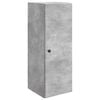 vidaXL Prie sienos montuojama spinta 33 x 34,5 x 90 cm Betono pilka