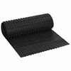 vidaXL Banguota drenažo plok&scaron;tė Juoda 0,5 x 10 m HDPE