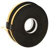 vidaXL Savigautinė putų juosta 2 vnt. Juoda 20mm x 10m CR putplastis