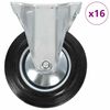 vidaXL Fiksuojami ratukai, 160 mm, 16 vnt.