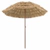 vidaXL Paplūdimio skėčius 205 x 205 x 210 cm Poliesteris ir plienas