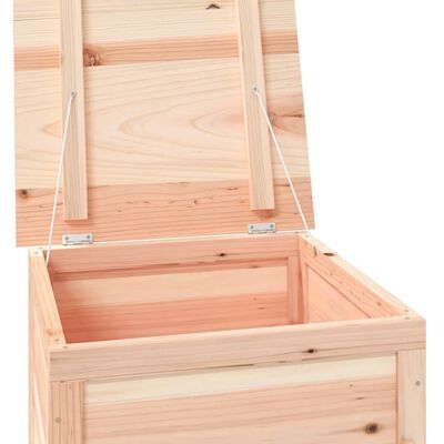 vidaXL Lauko dėžė pagalvėlėms, 50x50x56cm, eglės medienos masyvas