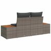 vidaXL Sodo sofa Pilka 184 x 62 x 85cm poliratanas