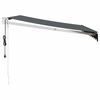 vidaXL Automatinė i&scaron;traukiama markizė, antracito spalvos, 3x2,5m