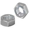 vidaXL Hex veržlė 2 vnt. Sidabrinė m8 Metalas
