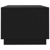 vidaXL Kavos staliukas, juodos spalvos, 102x55x43cm, MDP