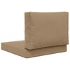vidaXL Lauko sofa pagalvėlė 2 pcs Taupe Poliesteris