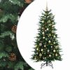 vidaXL Dirbtinė Sulankstoma Kalėdų Eglutė 150 cm 150 LED &Scaron;ilta balta