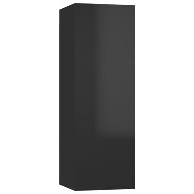 vidaXL Televizoriaus spintelė, juodos spalvos, 30,5x30x90cm, MDP