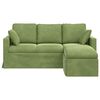 vidaXL Sofa &Scaron;viesiai žalia Bendri matmenys: 178 x 134 cm (P X G x A)