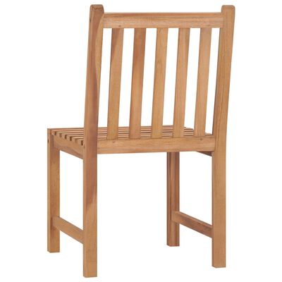vidaXL Sodo kėdės su pagalvėlėmis, 4vnt., tikmedžio medienos masyvas
