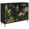 vidaXL Kabalas RHENEN Juodojo ąžuolo 102 x 33 x 76 cm Apdirbta mediena