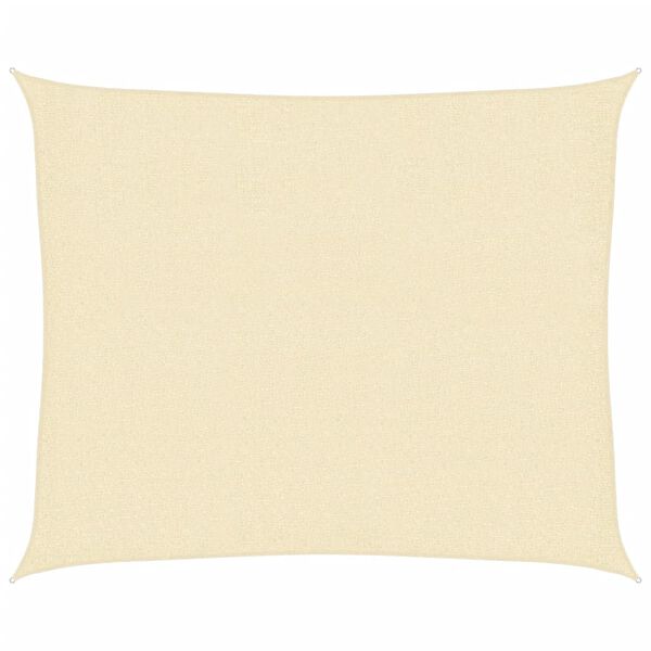 vidaXL Uždanga nuo saulės, kreminės spalvos, 2,5x3m, HDPE, 160g/m²