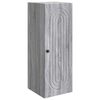 vidaXL Prie sienos montuojama spinta Pilka Sonoma 33 x 34,5 x 90 cm