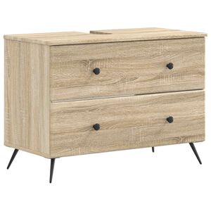 vidaXL Vonios kriauklės spinta BREDA Sonoma ąžuolas 82 x 41 x 59 cm