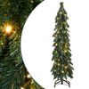 vidaXL Dirbtinė ap&scaron;viesta Kalėdų eglutė su 60 LED lempučių, 120cm